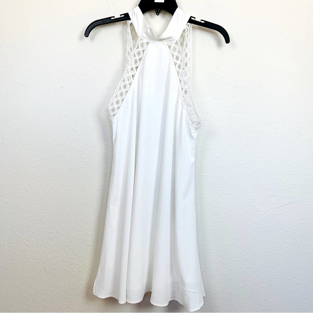 E. SSUE by Love & Love White Mini Dress NWT